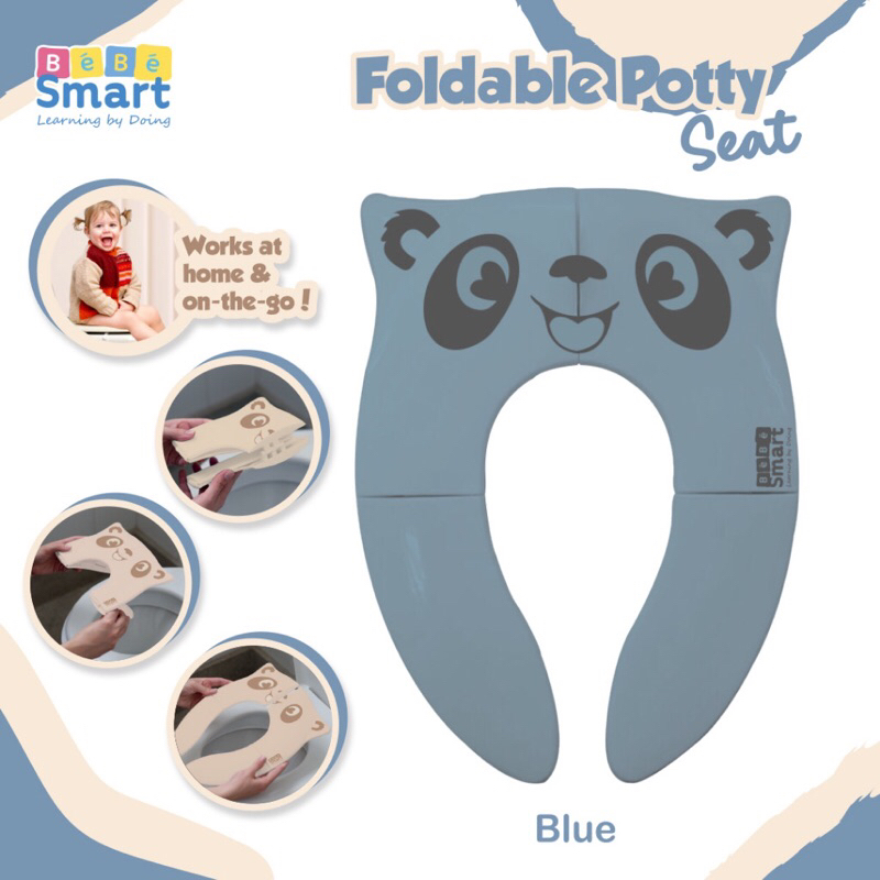 Dudukan Toilet Lipat Anak - Foldable Potty Toilet Seat By Bebe Smart/ Bebesmart dudukan toilet anak