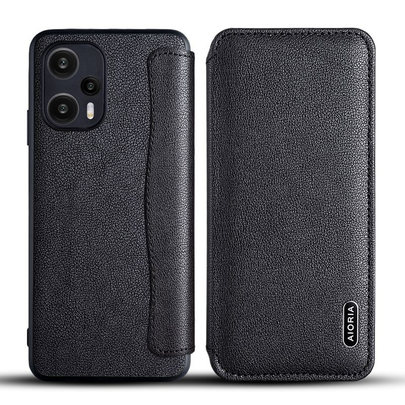 XIAOMI POCO F5 CASE LEATHER FLIP CASE AIORIA FLIP COVER SILICON SOFTCASE