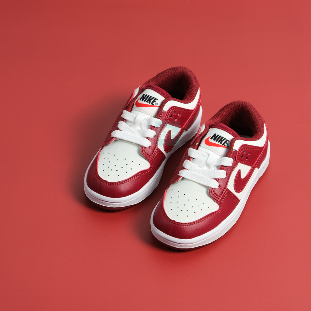 SEPATU ANAK SNEAKERS DUNK LOW  RETRO TEAM RED 26-35 - URBAN SNEAKER KIDS