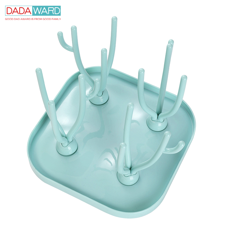 DADAWARD Baby Bottle Holder Rak Botol Susu Bayi Rak Pengering Botol Susu Drying Rack Bottle Drainer Removable Baby Holder Bottle