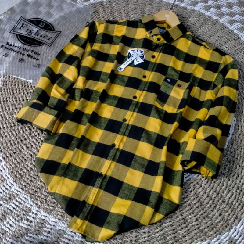 kemeja flanel lengan panjang primium pria wanita, kemeja flanel lengan panjang, kemeja flanel lengan