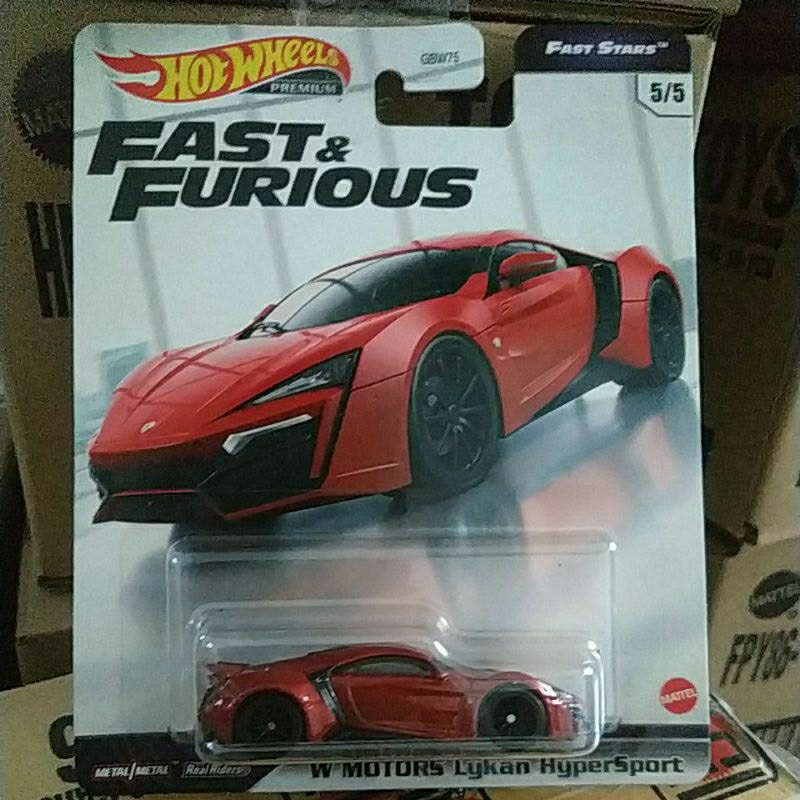 Hot Wheels Lykan Hypersport Fast Furious Fast Stars Premium