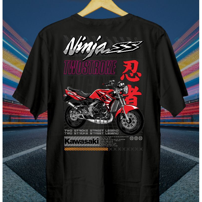 Kaos Motor NinjaSS150 Merah // Kaos NinjaSS150 Merah
