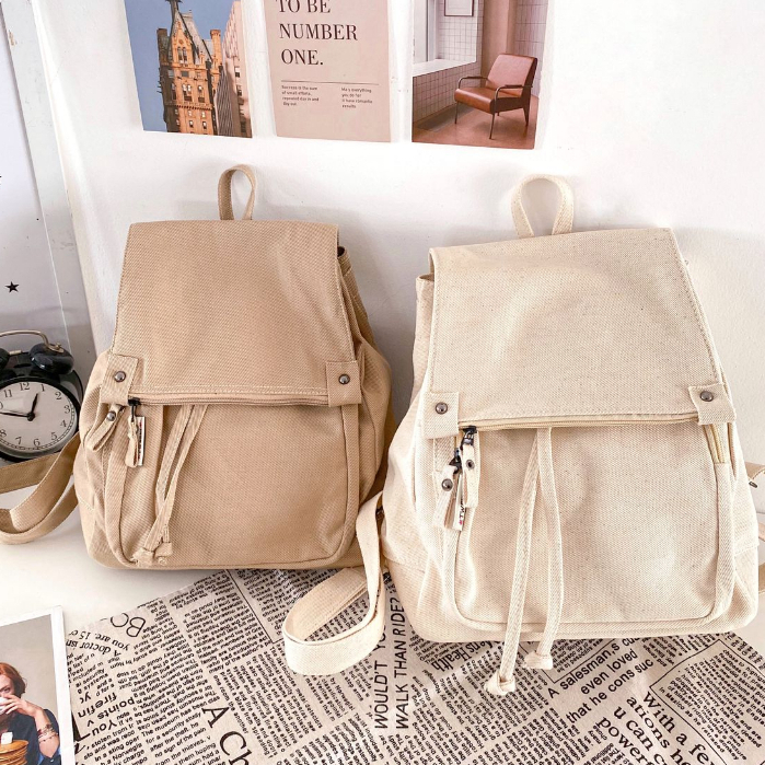 Joya Canvas Ransel- Tweelyforbag - Tas Ransel Wanita - Tas Wanita