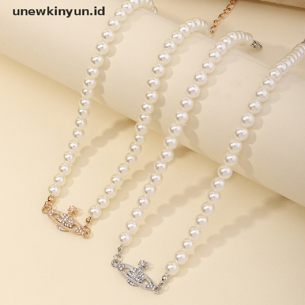 Kalung Choker Mutiara Imitasi Untuk Wanita