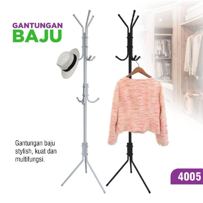 Gantungan Tiang Berdiri / standing hanger baju, tapi, tas