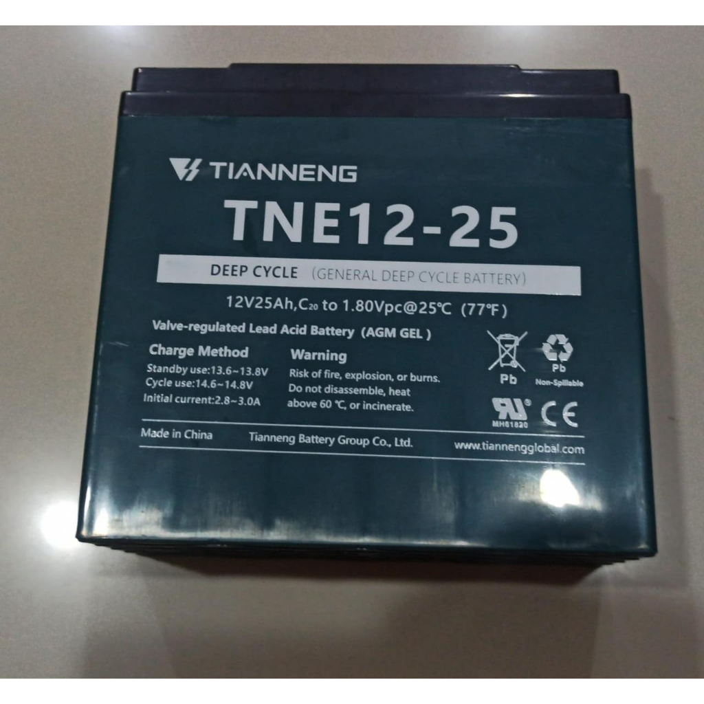 Aki / Baterai kering Sepeda Motor listrik 48 / 36 / 24 / 12 volt 20 Ah