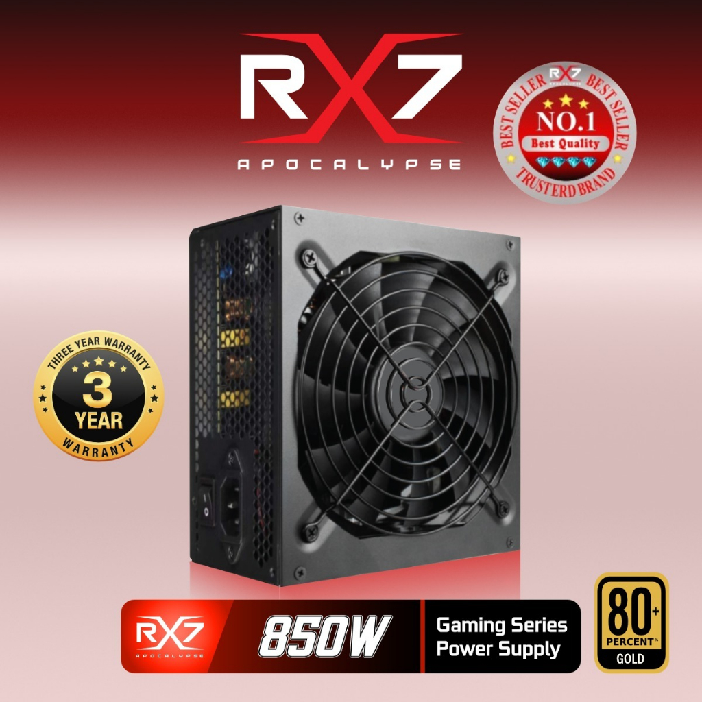 PSU / POWER SUPPLY RX7 850W GOLD PLUS PURE CAPACITY