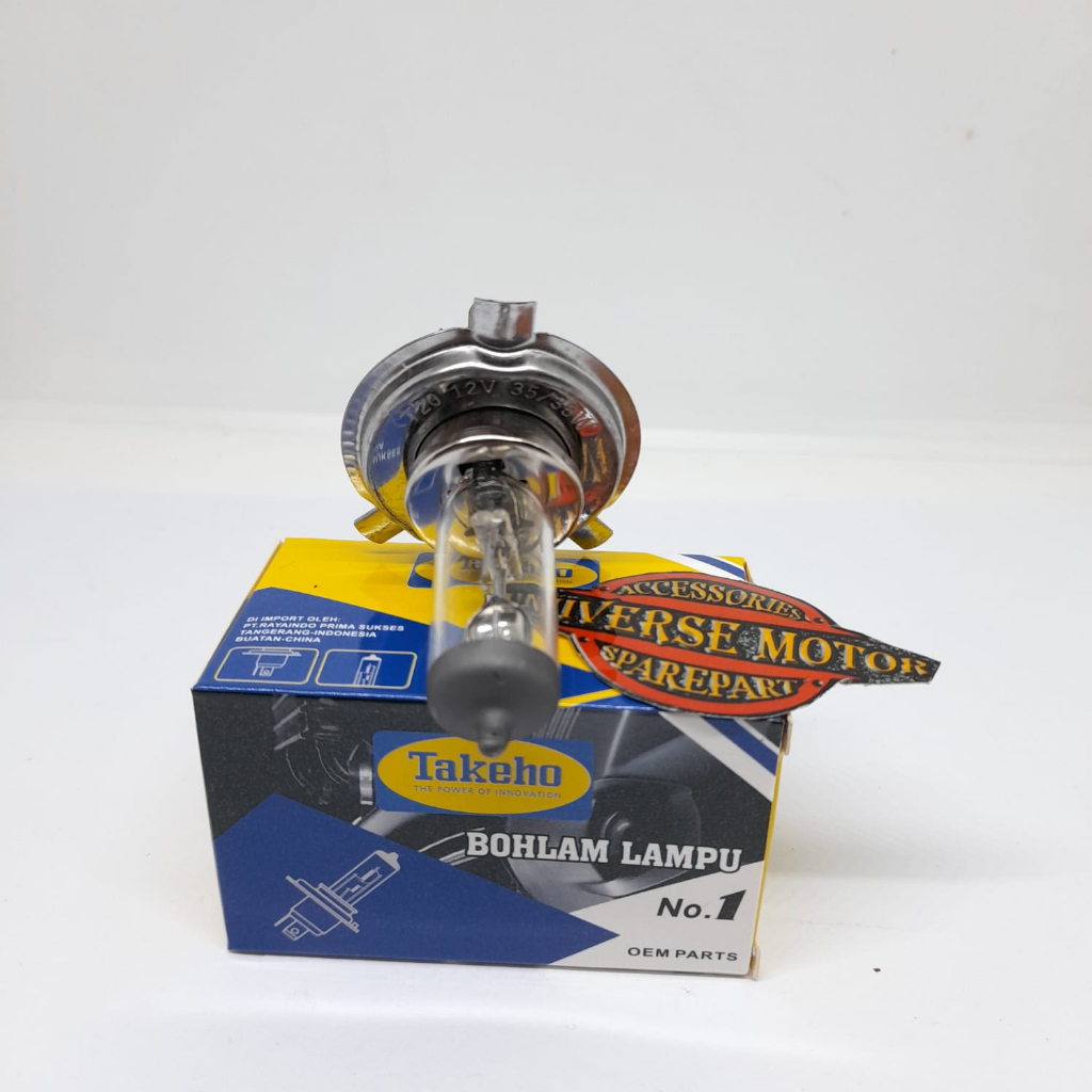 BOHLAM LAMPU DEPAN VIXION CB CBR VERZA MEGAPRO NEW DOP 12V 35W