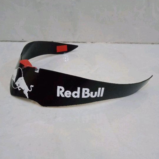 spoiler helm nhk Rx9 motif red bull putih