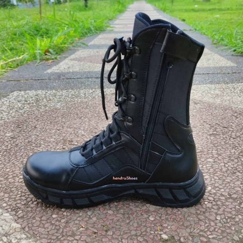 Caanggo - Sepatu pdl ninja TNI POLRI Design terbaru safety ujung besi