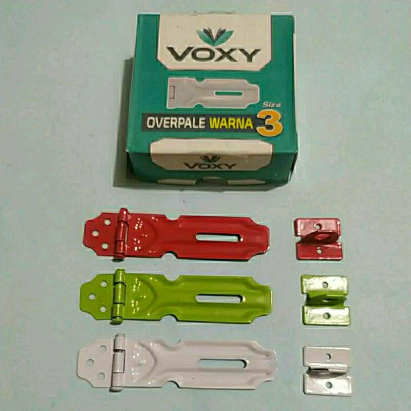 12pcs overval warna no 3 voxy. tanpa skrup.