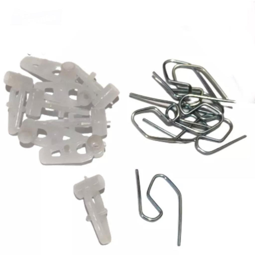 (1 Bungkus 10 Set) Kawat Cantolan Pengait Gorden Horden / Kaitan Tirai Set Gordyn Murah