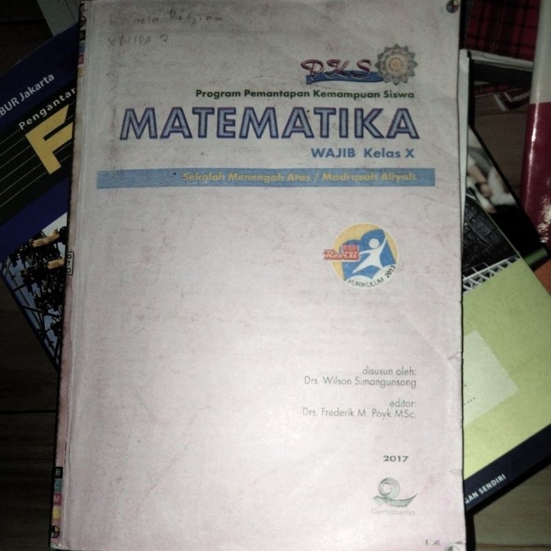 

Buku matematika gematama Drs. Wilson Simangunsong *BEKAS*