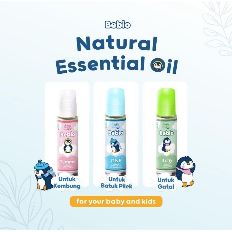 Bebio By Fresh Care Essential Oil 9ml - Flu Batuk Pilek | Gatal | Perut Kembung Bayi Anak FreshLivin