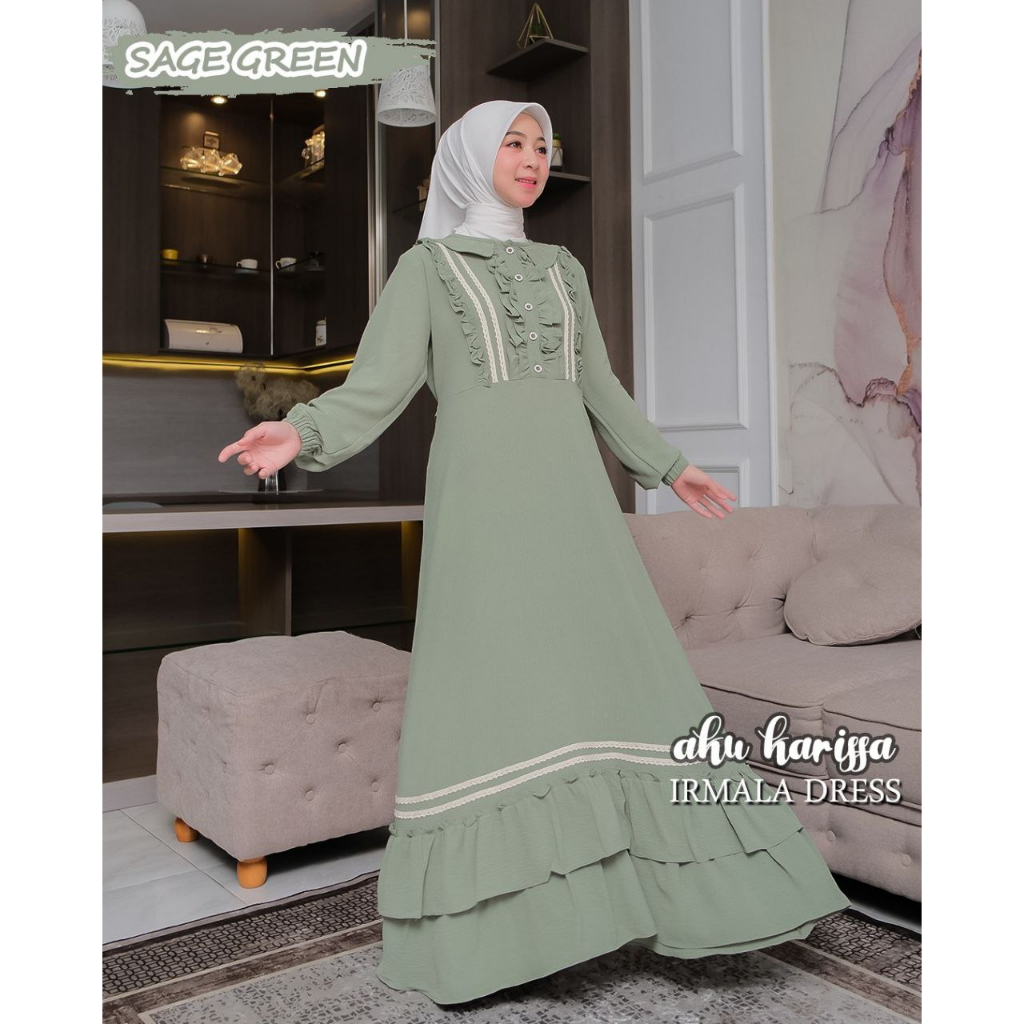 Irmala Dress ORI AKU KARISSA Bahan Crinkle