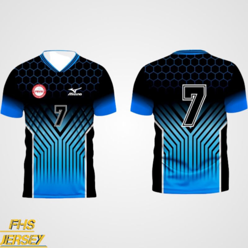 Kaos Jersey voli fullprinting voli printing pria wanita anak Dewasa