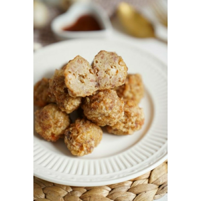 

Bakso Babi Goreng Homemade Full isi tidak kopong