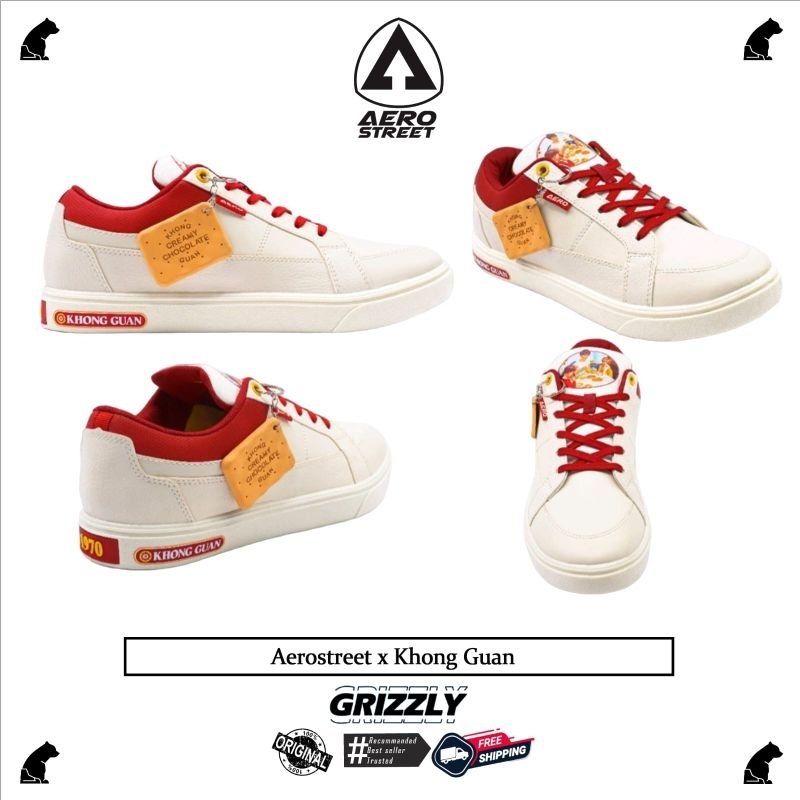 [ORIGINAL] Sepatu Aerostreet x Khong Guan | Kitkat Limited Edition
