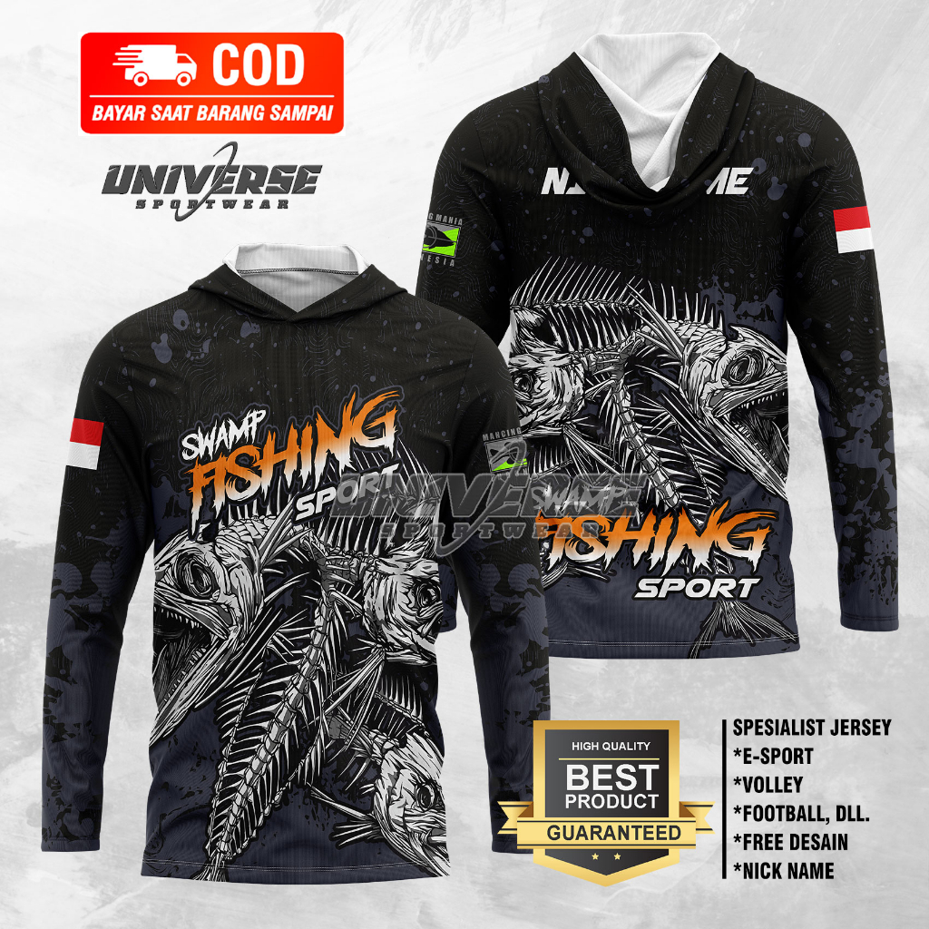 Jersey memancing JERSEY/KAOS MANCING BAJU MANCING FULL PRINTING PREDATOR