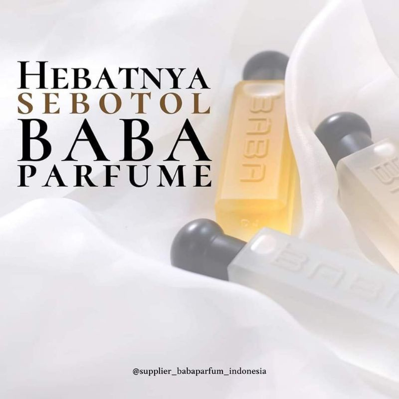 BABA Parfume Original Bibit Murni, Wangi Aroma Tahan Lama untuk Pria dan Wanita