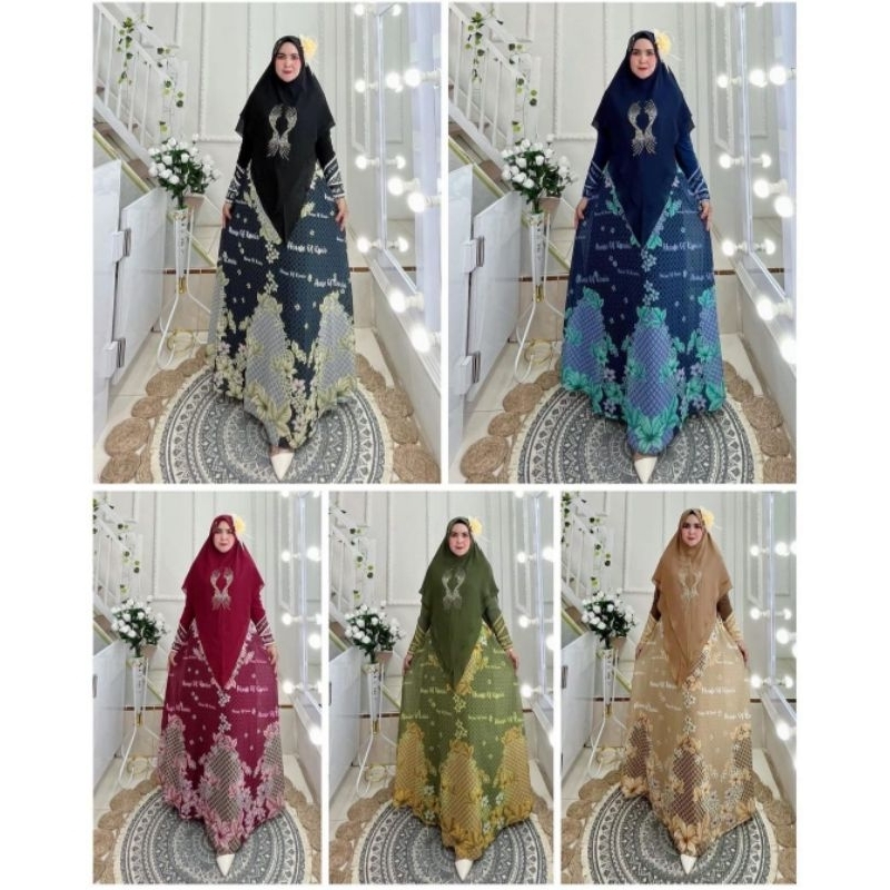 KANIO SYARI ORI BRANDED PREMIUM/KANIO TERBARU PRINTING/ABAYA/BUSANA MUSLIM/SYARI LEBARAN/GAMIS KONDA