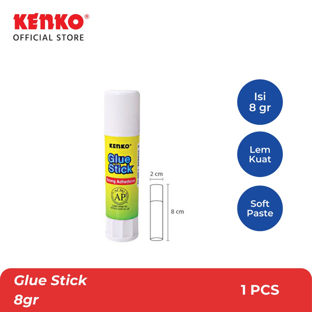 

KENKO LEM GLUE STICK LEM KERTAS 8gram dan 25gram ALAT TULIS ATK