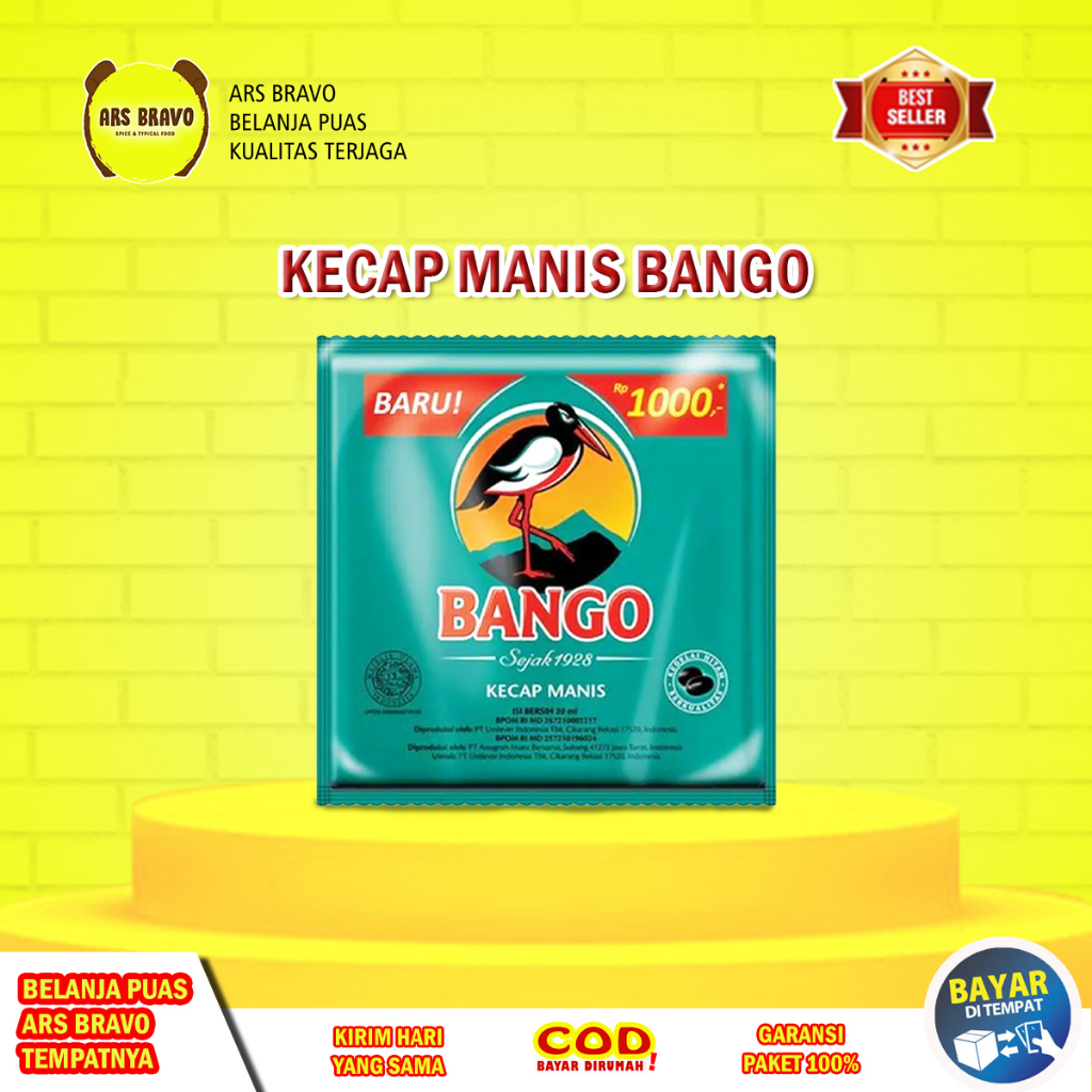 Kecap Manis Bango Sachet 20 ml - ARS BRAVO JAKARTA