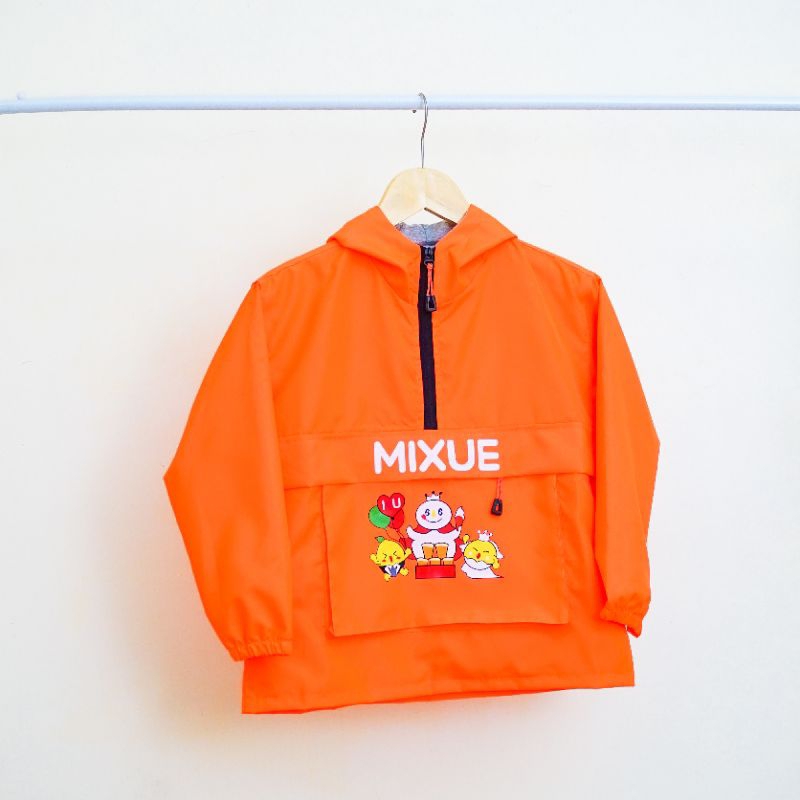 jaket mixue anak