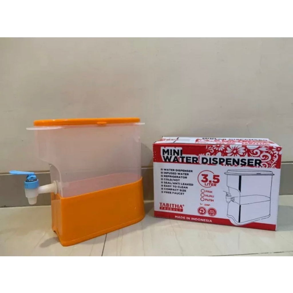 DISPENSER KULKAS 3,5L MINI WATER DISPENSER TABITHA DISPENSER AIR PANAS DAN DINGIN VD