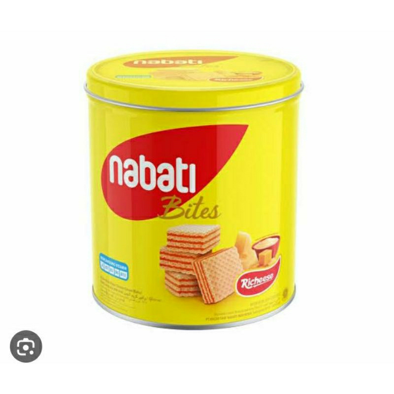 

wafer nabati keju coklat kaleng