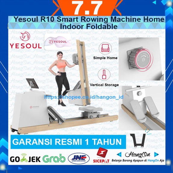 Yesoul R10 Smart Rowing Machine Home Indoor Alat Gym Fitness Foldable