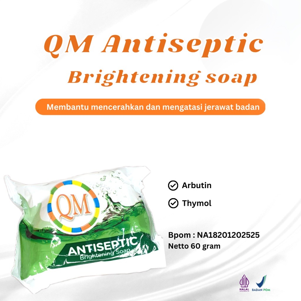 {ORIGINAL}QM FACIAL SOAP FOR ACNE SKIN ORIGINAL BPOM - SABUN QM ANTI ACNE