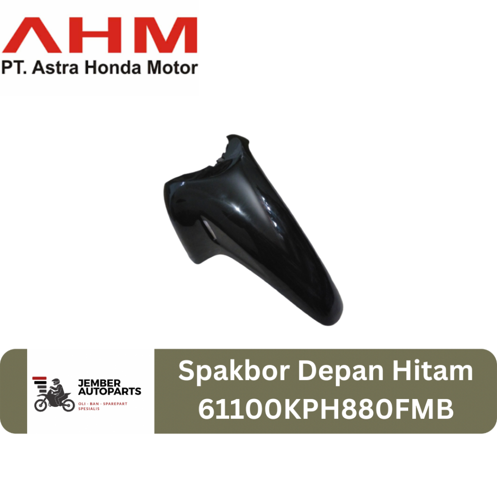 Fender Front Black Spakbor Depan Kharisma 61100KPH880FMB AHM ASLI