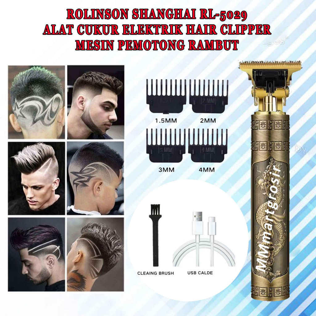 Rolinson Shanghai / Hair Clipper Trimmer / Alat Cukur Multifungsi / RL-5029