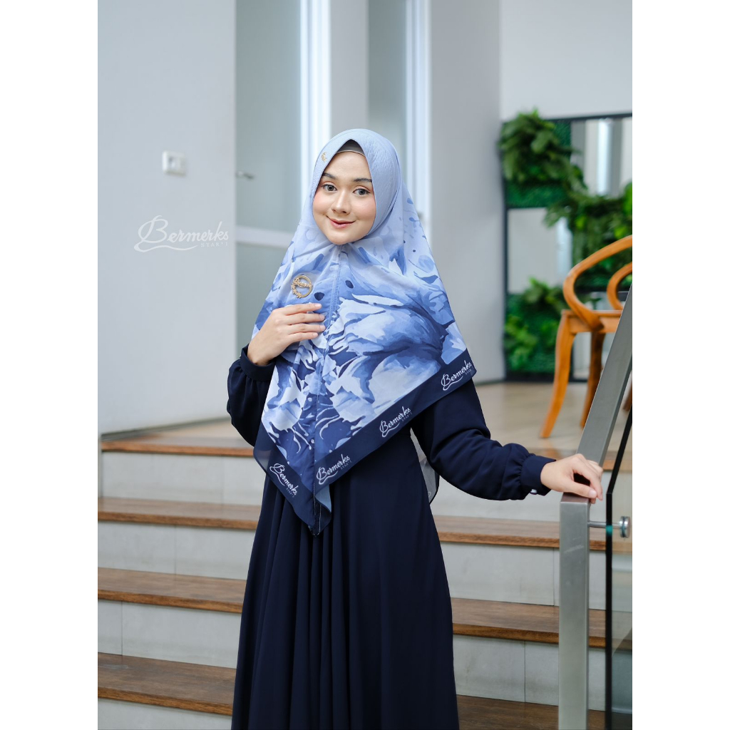 Gamis Ceruty Kerudung motif Bermerks Ivoni Zahra Palma Sintya Bella Karen katalog baru new arrival