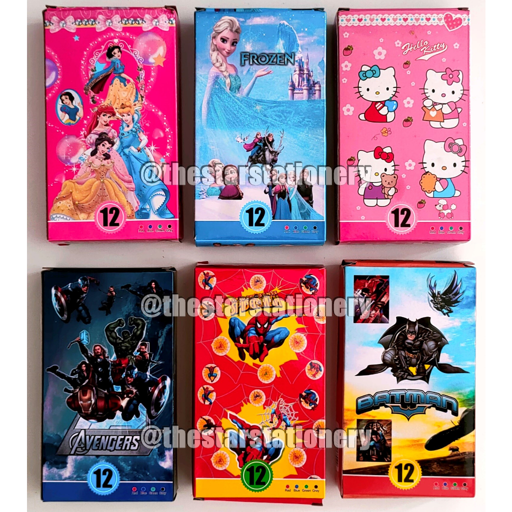 

(1 Biji) Bolpen Cetek 4 Warna Fancy Karakter / Pulpen Klik Fancy