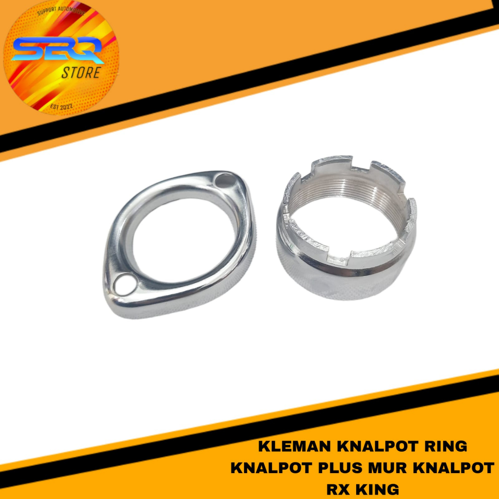 KLEMAN KNALPOT RING/CINCIN KNALPOT PLUS MUR KNALPOT SAMBUNGAN KNALPOT RX KING