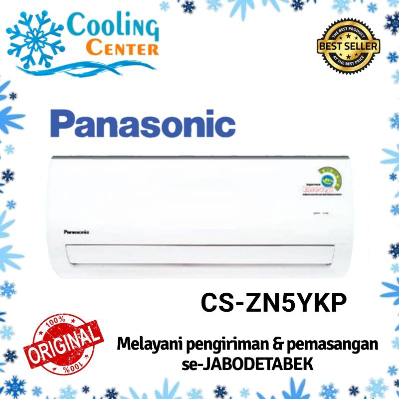 AC PANASONIC 1/2 PK CS - ZN 5 WKP Harga Unit Only