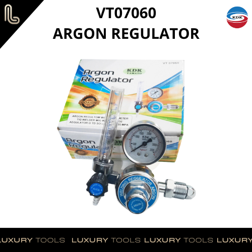 KDK Regulator Las Argon Las TIG MIG Pengukur Tekanan Gas Las Argon Welding Regulator