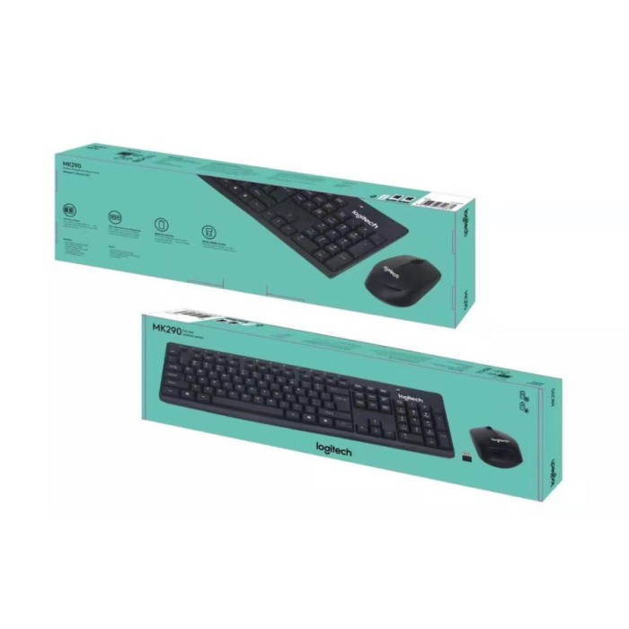 Keyboard Logitech MK290 keyboard+mouse full set wireless combo/keyboard gaming full set combo