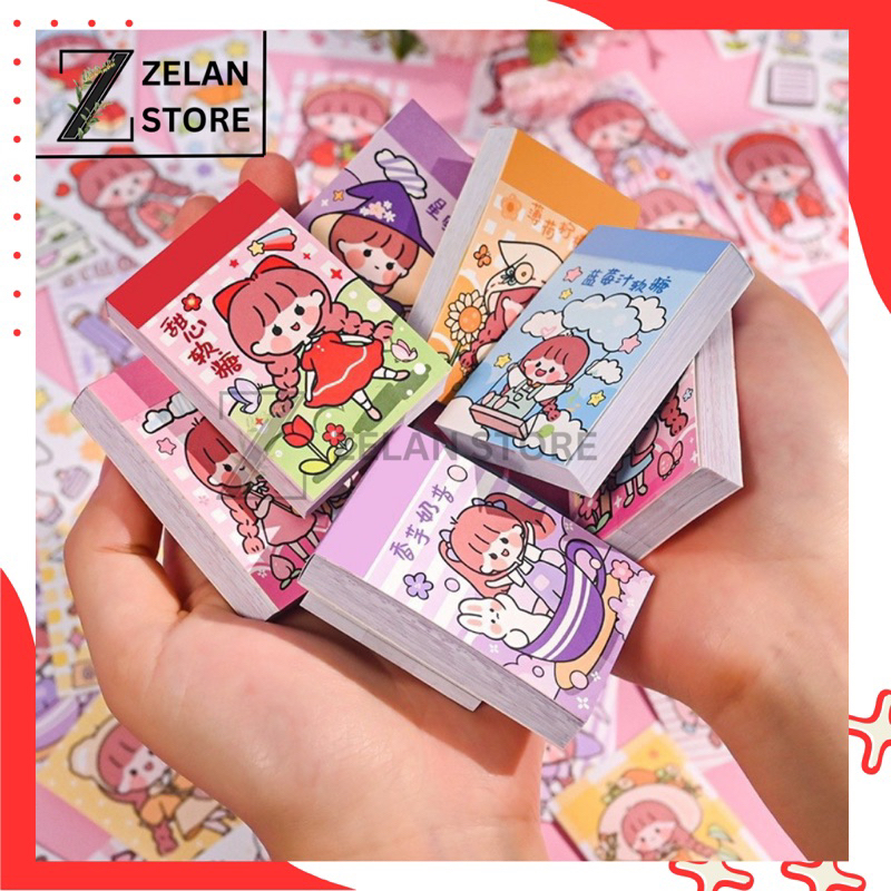 

Stiker Buku Kecil Mini Note Washi Karakter Anak Kecil (24 LEMBAR)