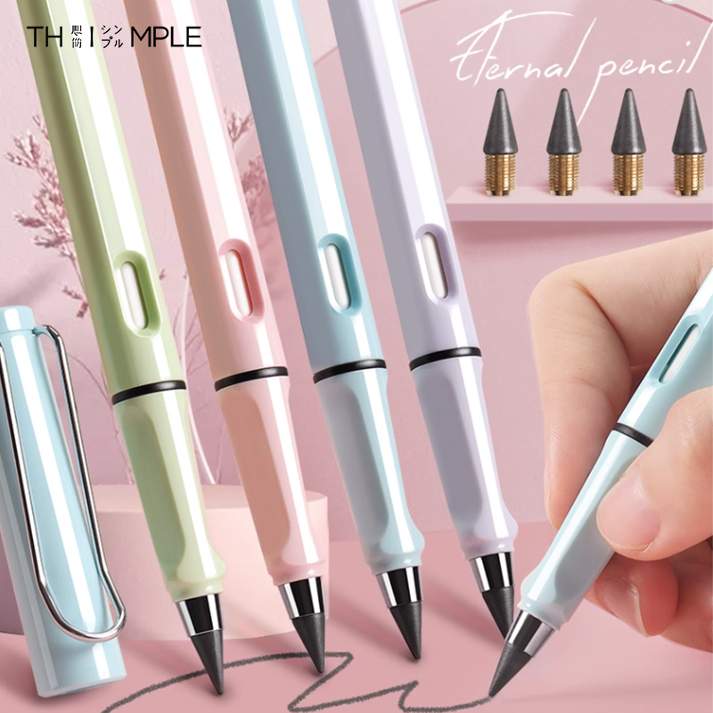 

Pensil tanpa batas- HB 0.5MM/ Eternal Pencil Pensil Ajaib Tanpa Rautan + Pengahapus Untuk Menulis Menggambar-THIMPLE