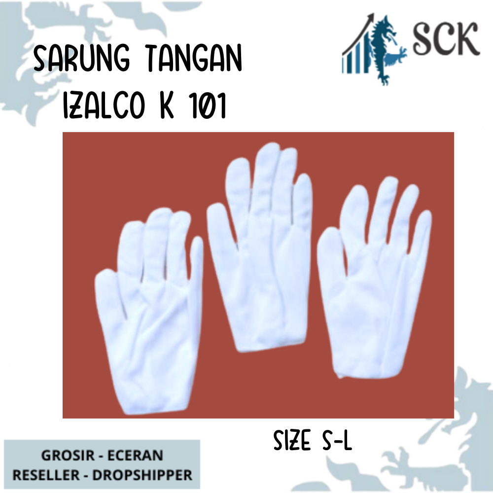 Sarung Tangan IZALCO K-101 Murah Polos / Kaos Tangan Cewek / Kaus Tangan Dewasa