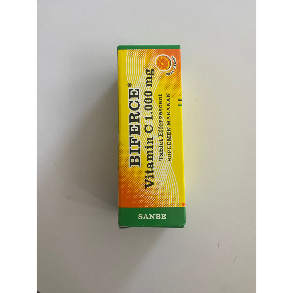 BIFERCE VITAMIN C 1000 MG ISI 10 TABLET EFFERVESCENT RASA JERUK