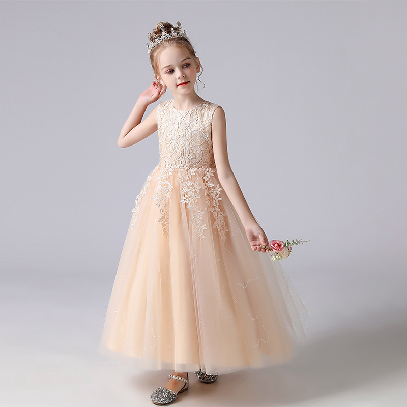 Long Dress Pesta Anak Perempuan 4 - 15 Tahun Princess Dress Tutu Import Korea Premium Gaun Ulang Tahun Anak Tanggung