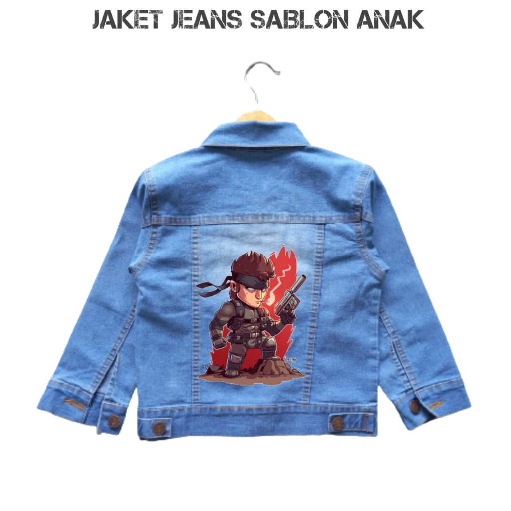 JAKET SABLON KARAKTER ANAK 1-12 TAHUN