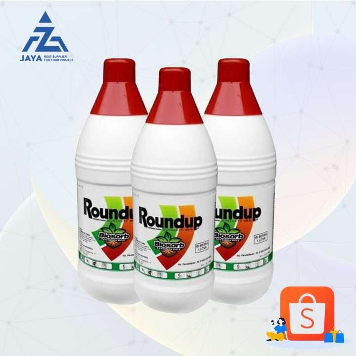 Roundup 1 Liter Pembasmi Rumput Herbisida Biosorb 1000ml Murah