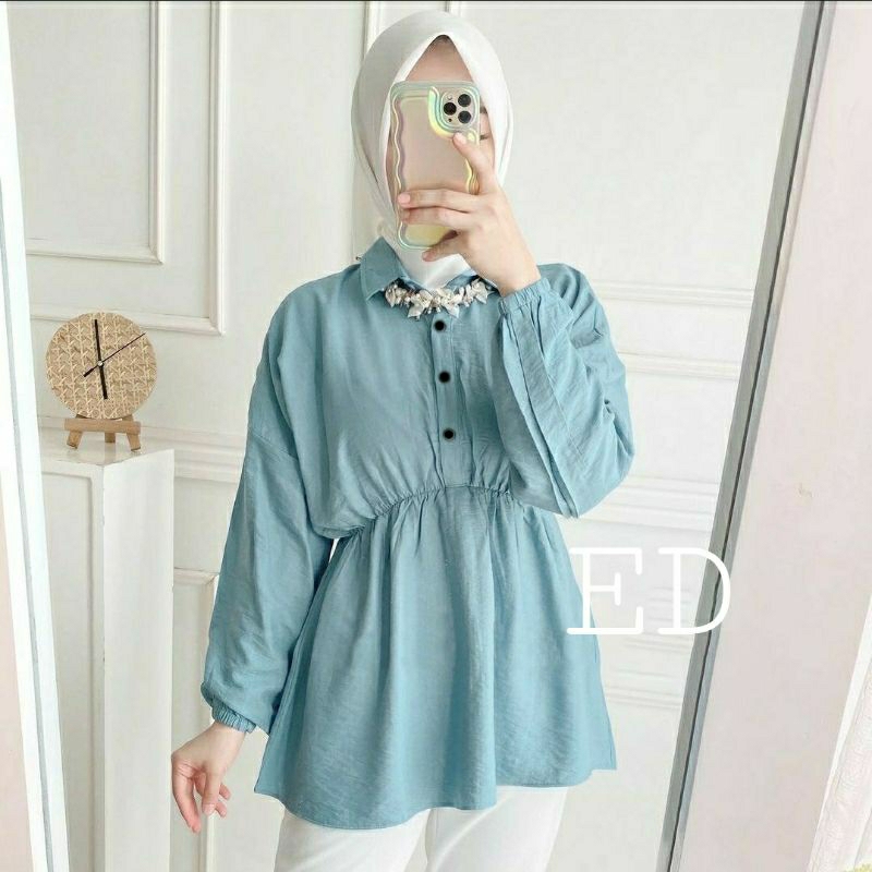 Blouse Syahnaz / New Produk / Kemeja Murah / Fashion Style/ Fashion Muslimah / Atasan Wanita Polos / Atasan Murah / Bisa Cod / Gratis Ongkir / Baju Wanita Terbaru