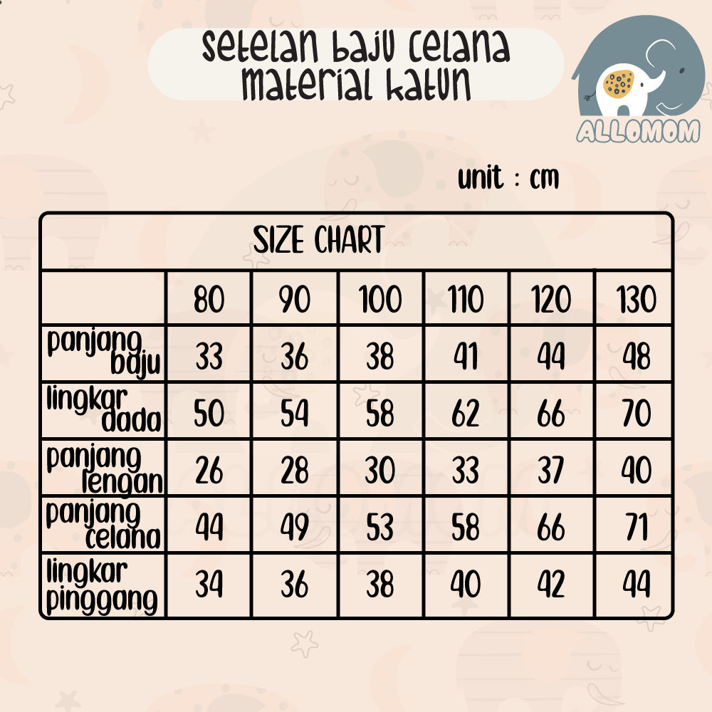 SETELAN BAJU TIDUR CELANA PANJANG ANAK / PIYAMA BAYI MATERIAL KATUN MOTIF KARAKTER LUCU LEMBUT